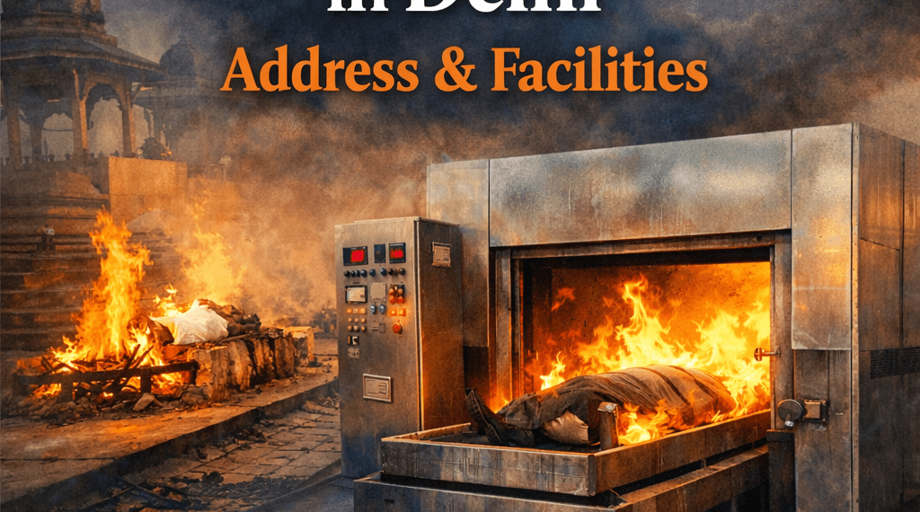 Cremation grounds in Delhi with address and facilities including electric and traditional cremation services