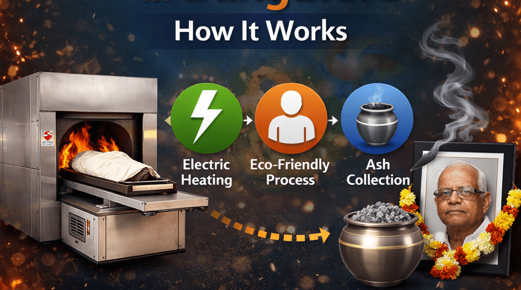 electric cremation in bangalore process