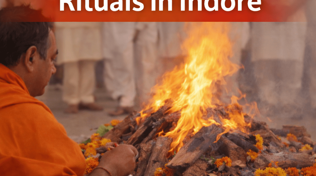 Hindu cremation rituals in Indore performed by Pandit Ji with complete Antim Sanskar process by Heaven Gate Funeral Care