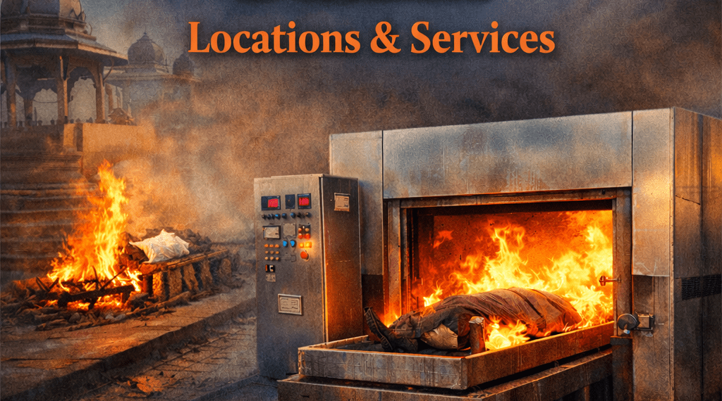 Cremation grounds in Kolkata with locations and services including electric and traditional cremation