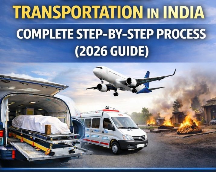 Dead body transportation in India step by step process