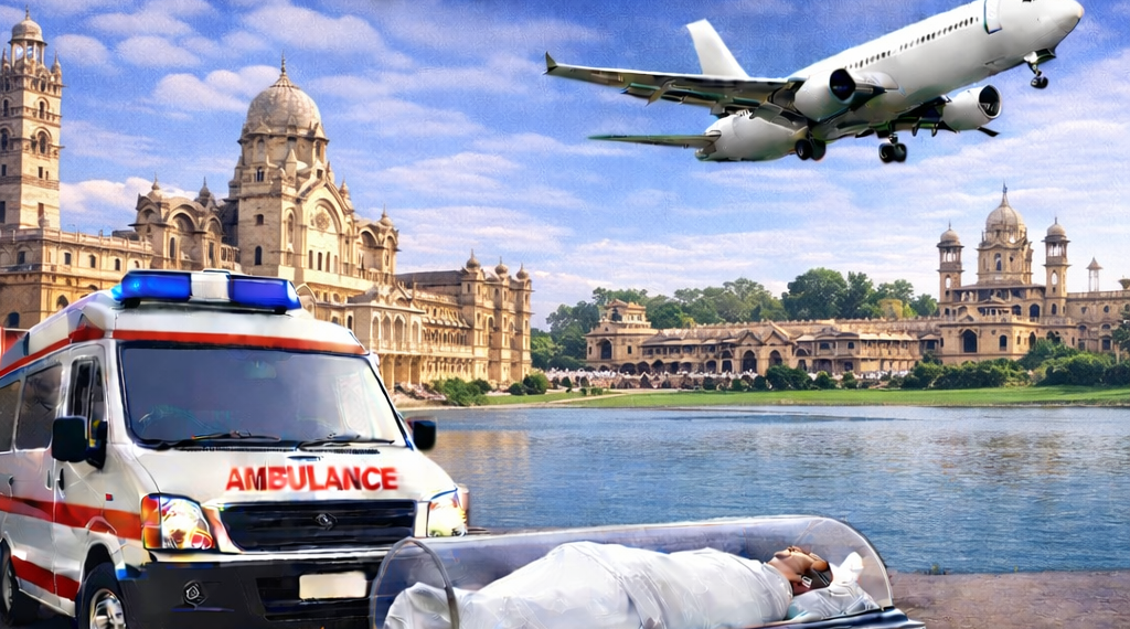 Dead body transportation from Mumbai to Lucknow by road and air