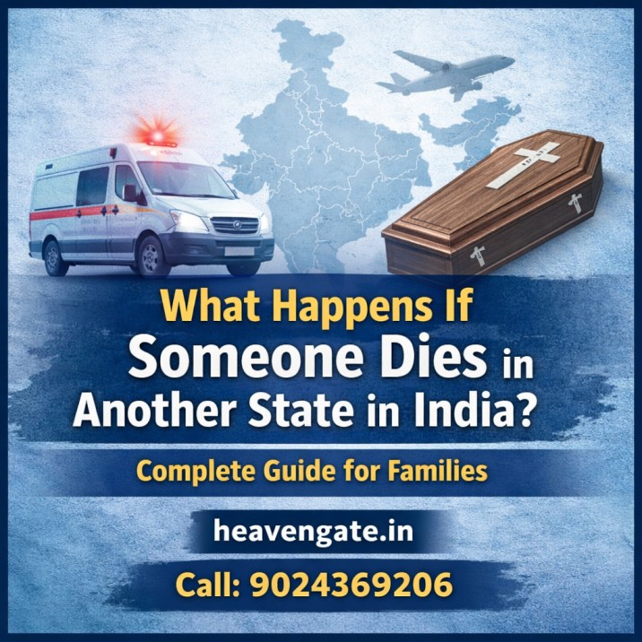 What happens if someone dies in another state in India dead body transportation guide