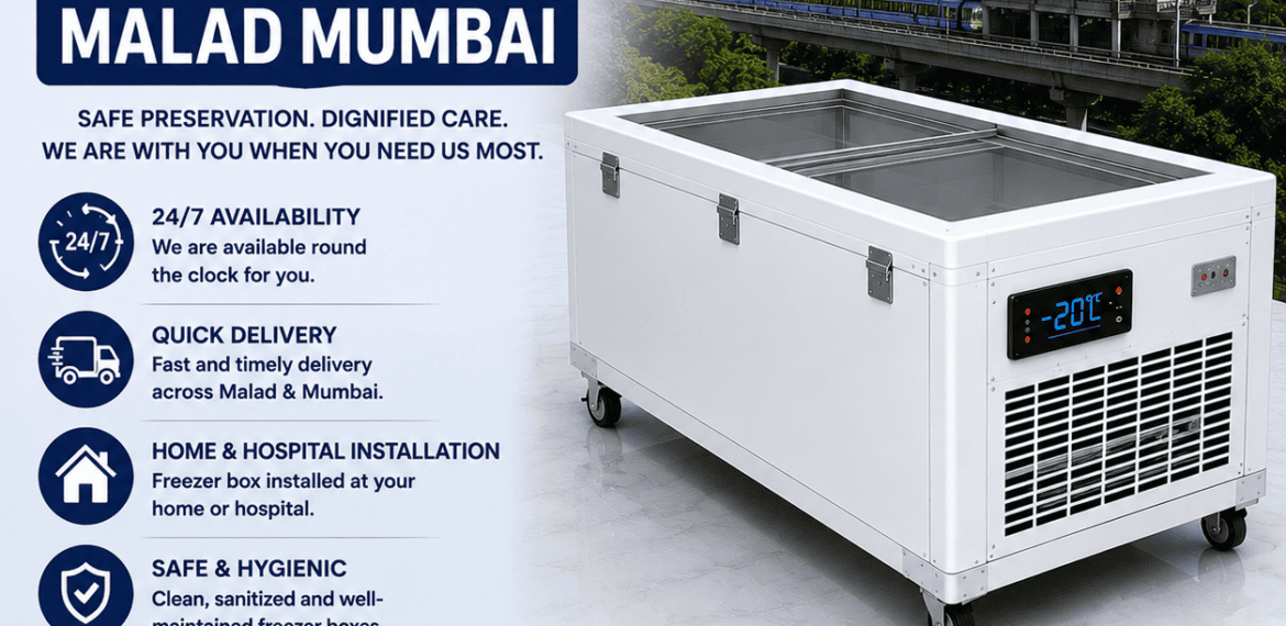 Freezer box services in Malad Mumbai with 24/7 emergency delivery, home and hospital installation, and rental support.