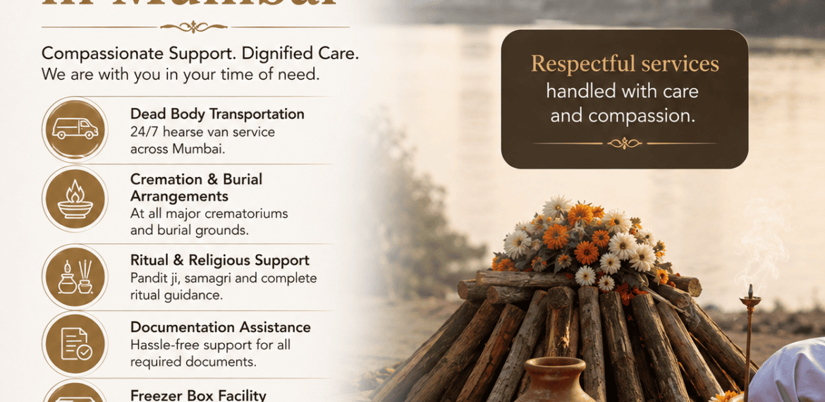 Funeral services in Mumbai with compassionate support and 24/7 assistance