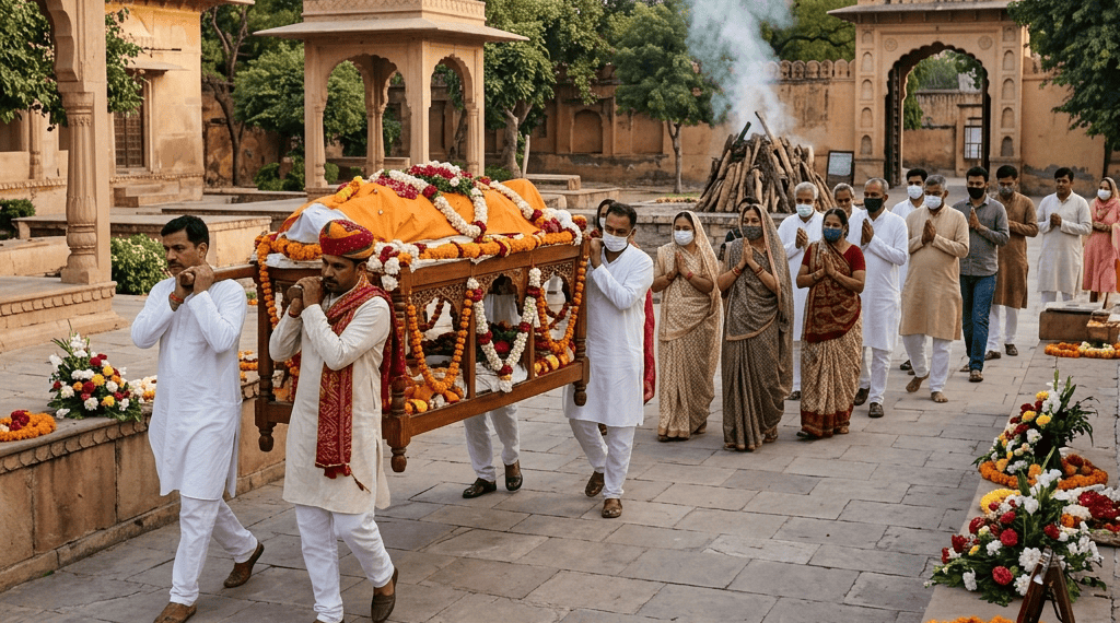 Antim Sanskar Service in Jaipur – Compassionate funeral and cremation assistance by Heaven Gate. Contact 9024369206 or visit heavengate.in.