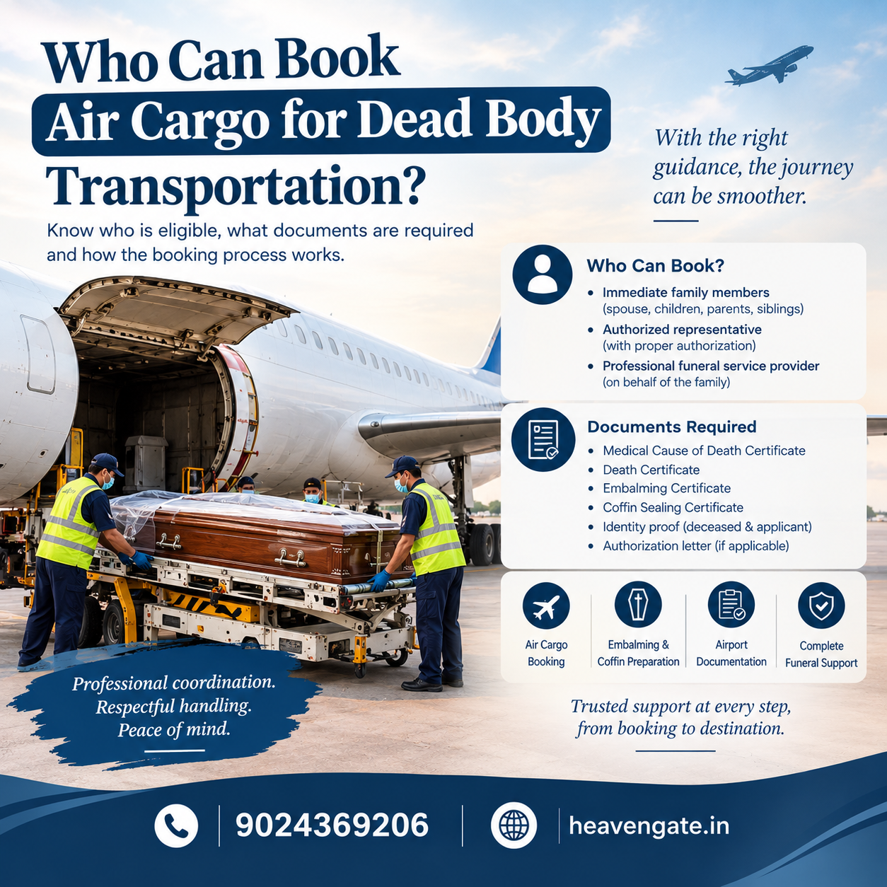 Who Can Book Air Cargo for Dead Body Transportation