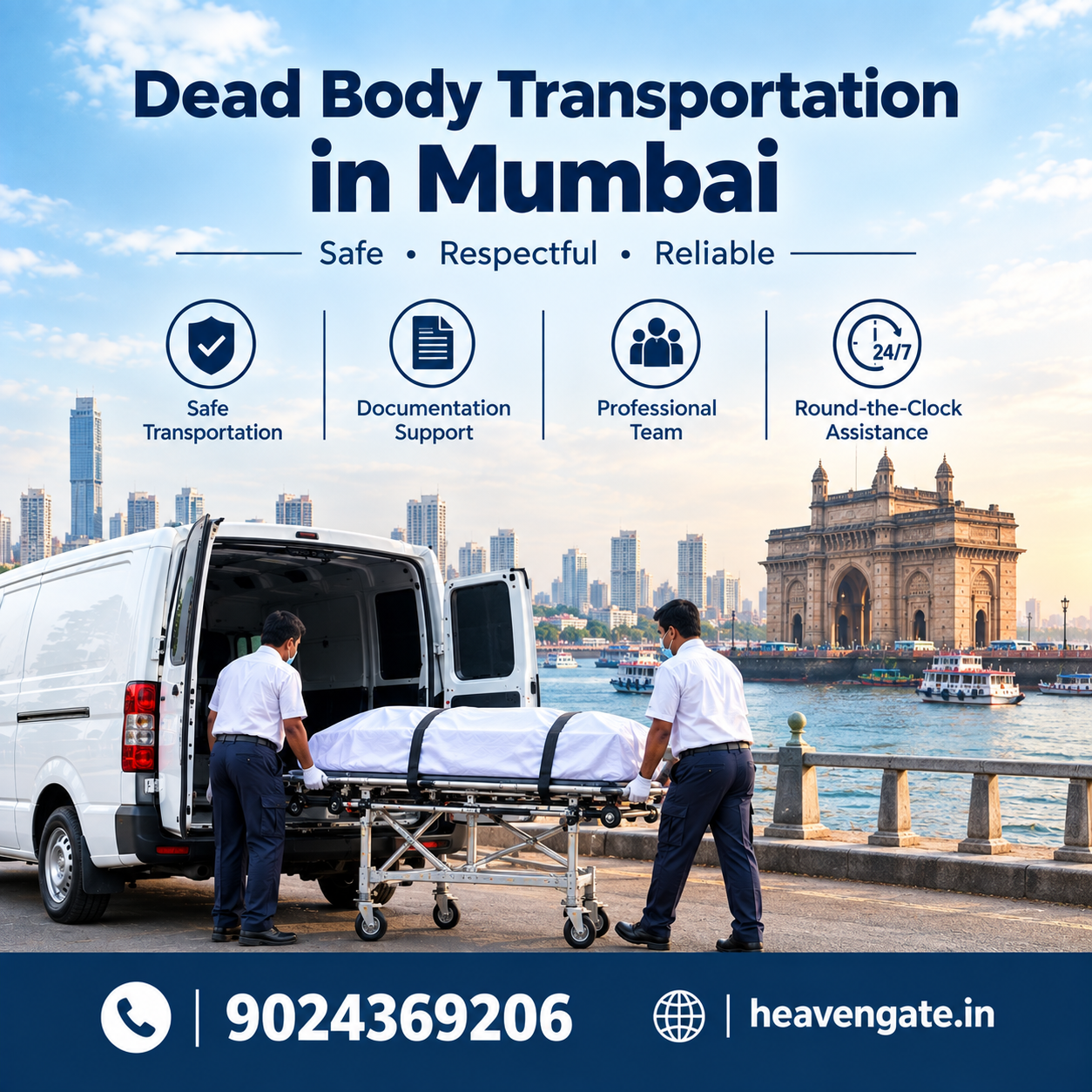 Dead body transportation services in Mumbai