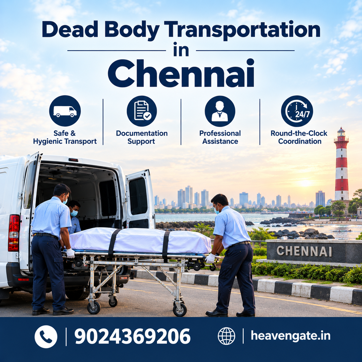 Dead body transportation services in Chennai