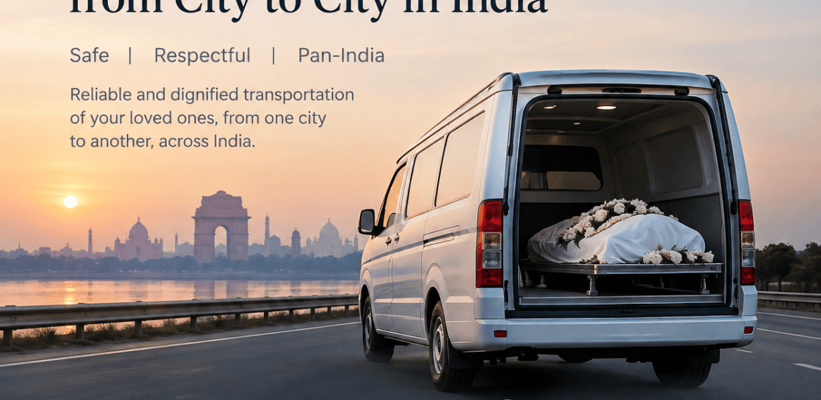 Learn about dead body transportation costs from city to city in India, including Jaipur, Delhi, Mumbai, Hyderabad and Bangalore, with factors affecting road and air transport prices.