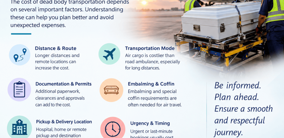 Dead Body Transportation Cost: What Makes the Price Increase? | Interstate Ambulance & Air Cargo Guide