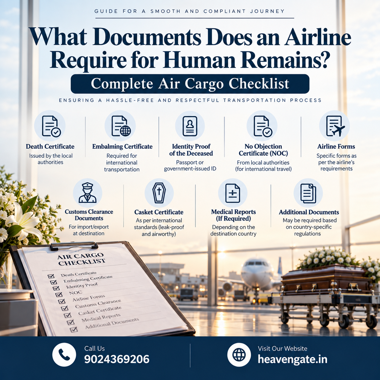 Airline Documents Required for Human Remains Transportation