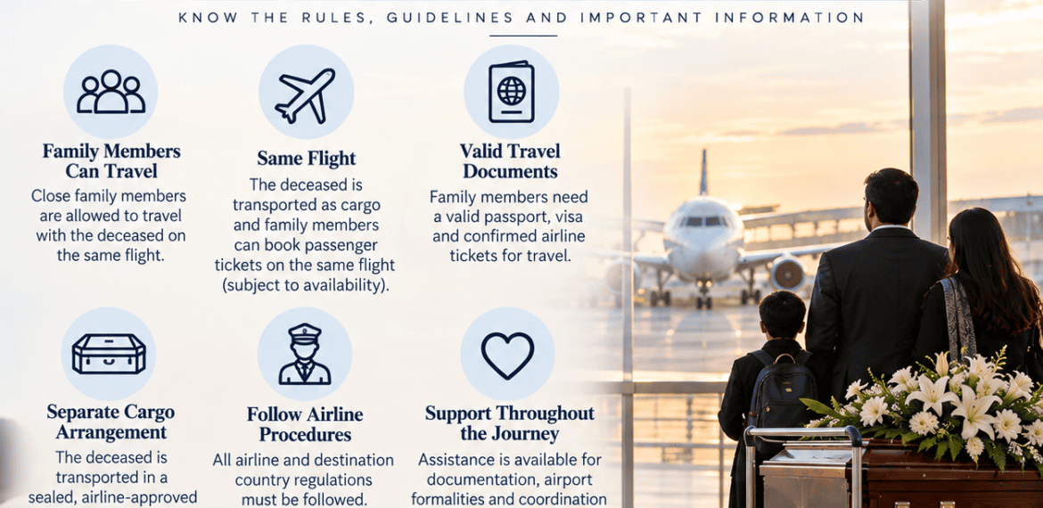 Can Family Members Travel With a Dead Body by Air