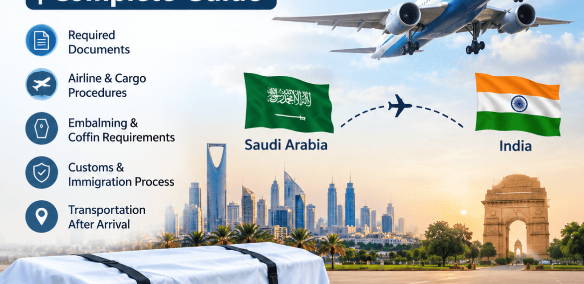 Dead body repatriation from Saudi Arabia to India complete guide