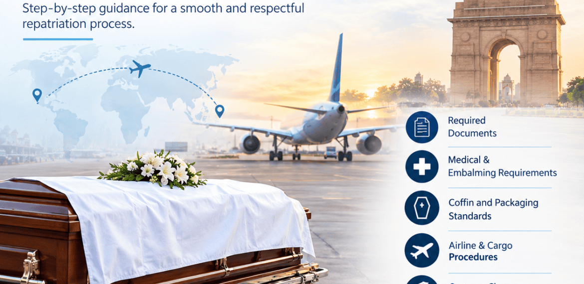 How to bring a dead body from another country to India for repatriation