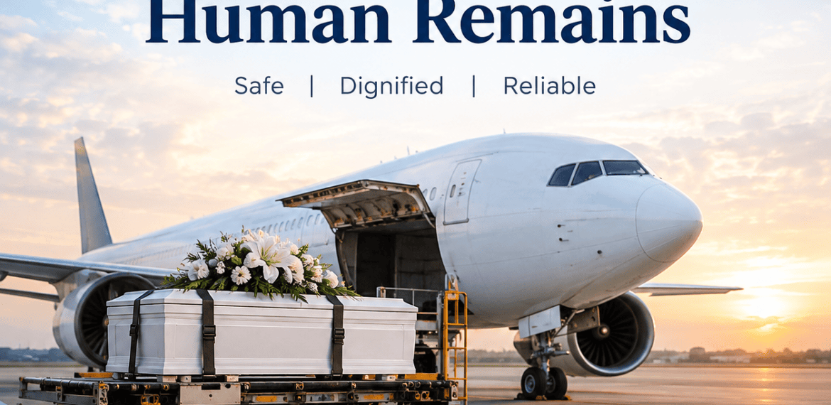 Air cargo booking service for human remains.