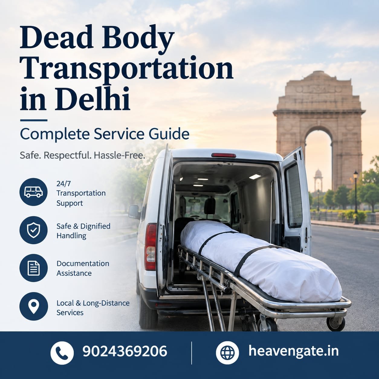 Dead body transportation in Delhi – complete service guide