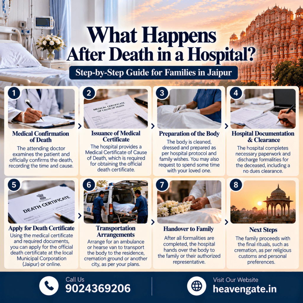 What Happens After Death in a Hospital in Jaipur – Step-by-Step Guide for Families