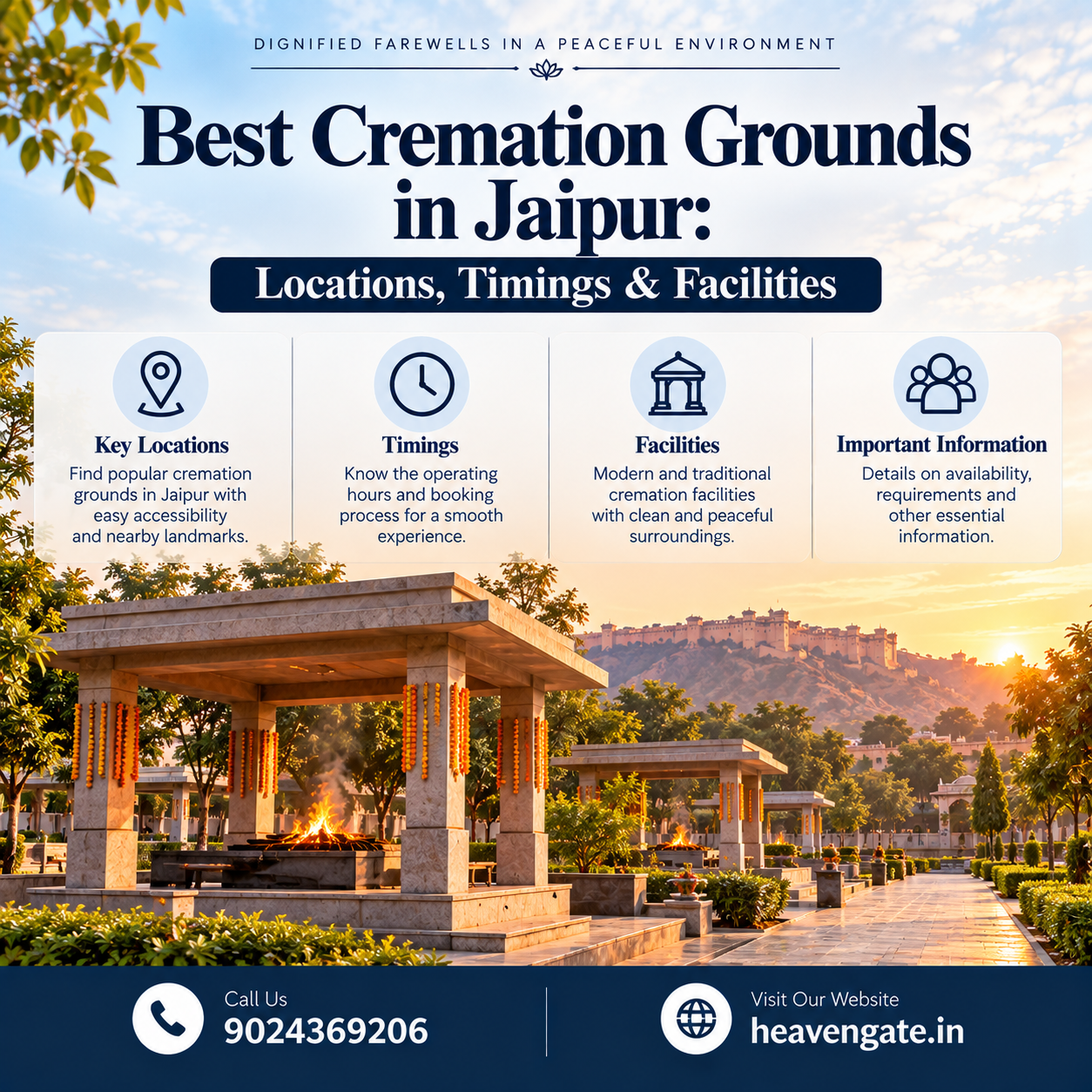 Best Cremation Grounds in Jaipur – Locations, Timings and Facilities