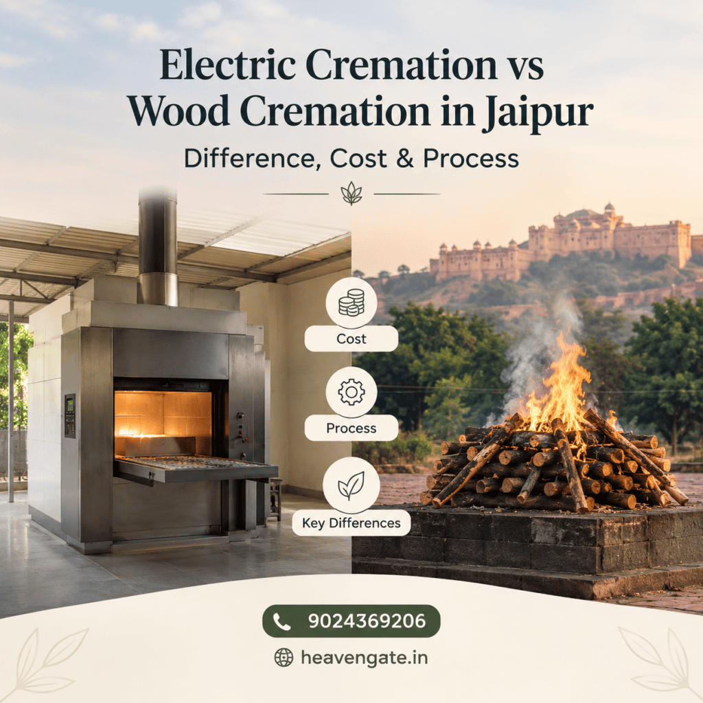 Electric Cremation vs Wood Cremation in Jaipur – Difference, Cost and Process