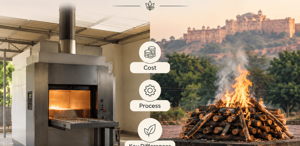 Electric Cremation vs Wood Cremation in Jaipur – Difference, Cost and Process