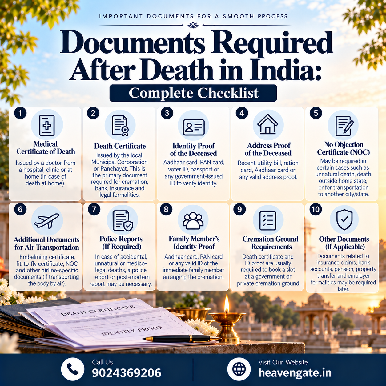 Documents Required After Death in India – Complete Checklist