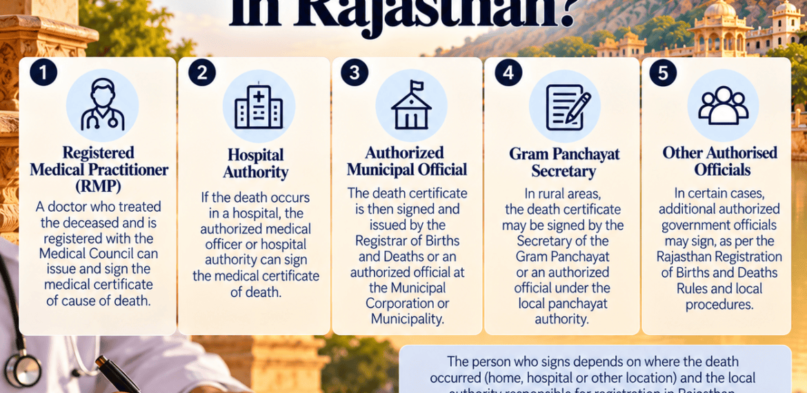 Who Can Sign a Death Certificate in Rajasthan? Authorized Doctors and Registration Officials