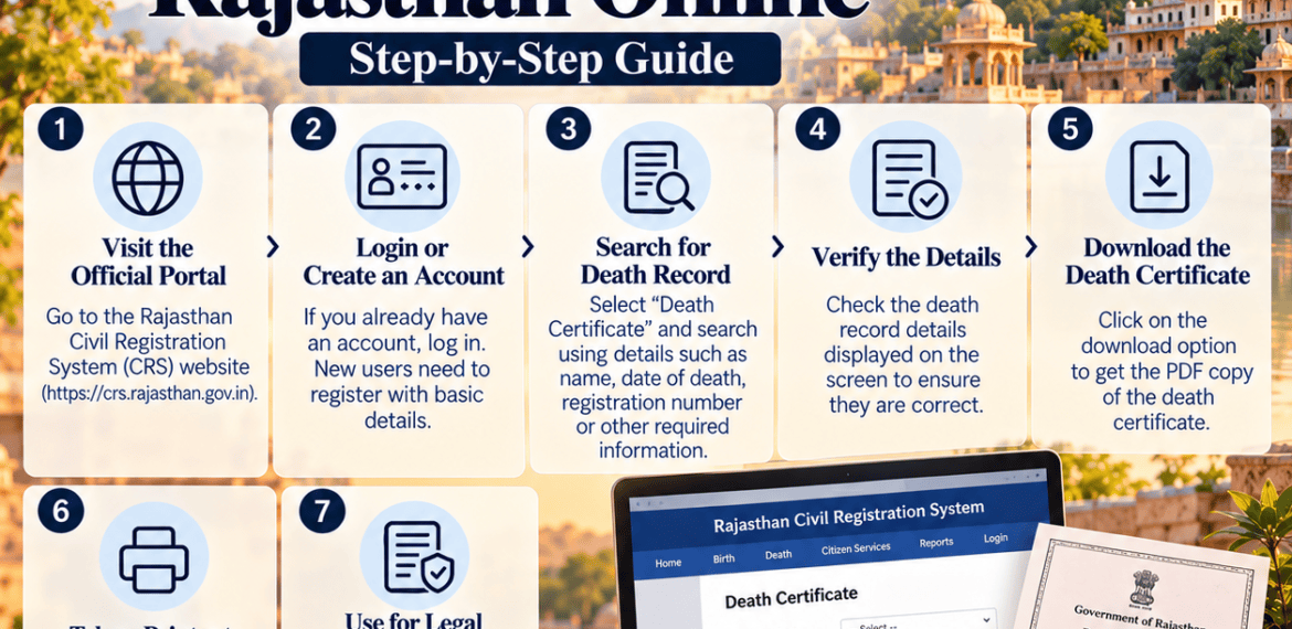 How to Download a Death Certificate in Rajasthan Online – Step-by-Step Guide